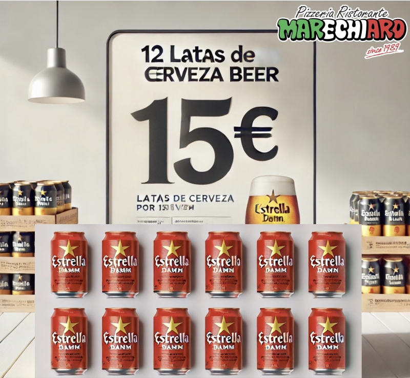 12 latas Estrella 15 �
