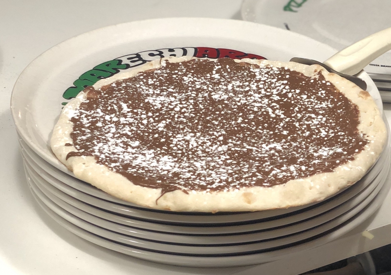 PIZZA DE NUTELLA